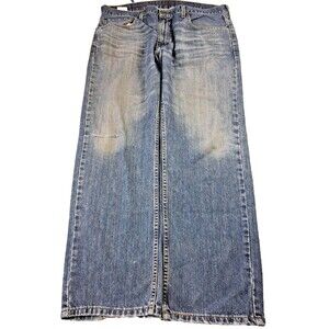 Levi's Men's Straight Jeans - Faded Blue Denim